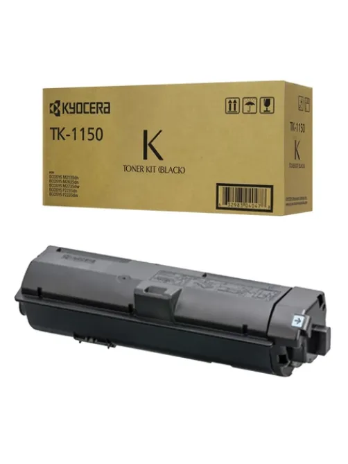 Тонер-картридж KYOCERA (TK-1150) P2235dn/w/M2135dn/M2635dn/w/M2735dw, ресурс 3000 стр., оригинальный, 1T02RV0NL0