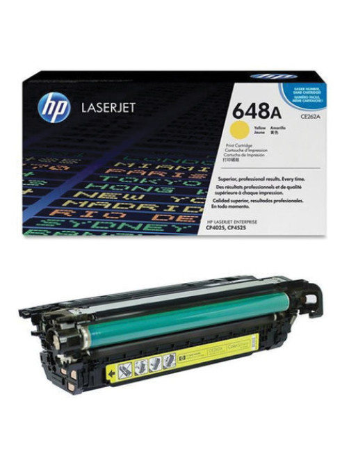 Картридж лазерный HP (CE262A) ColorLaserJet CP4025/4525, №647A, желтый, оригинальный, ресурс 11000 страниц