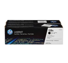 Картридж лазерный HP (CE320AD) CLJ CM1415FNW/CP1525NW, черный, оригинальный, КОМПЛЕКТ 2 шт., ресурс 2х2000 страниц
