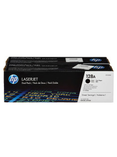 Картридж лазерный HP (CE320AD) CLJ CM1415FNW/CP1525NW, черный, оригинальный, КОМПЛЕКТ 2 шт., ресурс 2х2000 страниц