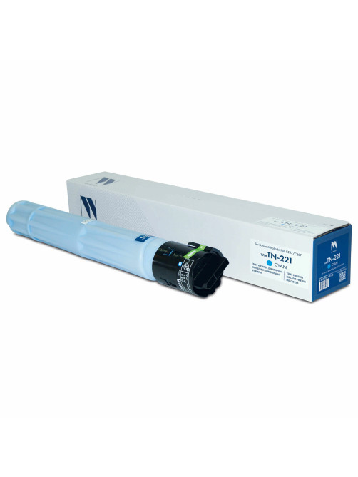 Тонер-картридж NV PRINT (NV-TN-221C) для Konica Minolta C227/C287, голубой, ресурс 21000 страниц