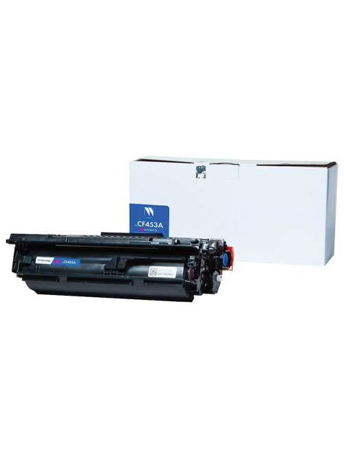 Картридж лазерный NV PRINT (NV-CF453A) для HP LJ M652/M653/M681/M682, пурпурный, ресурс 10500 страниц, NV-CF453AM