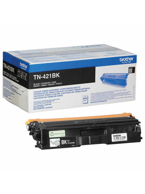 Картридж лазерный BROTHER (TN421BK) HLL8260CDW/DCPL8410CDW/MFCL8690CDW, черный, оригинальный, ресурс 3000 страниц