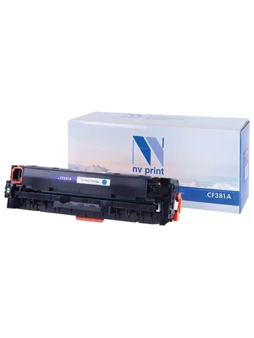 Картридж лазерный NV PRINT (NV-CF381A) для HP LJ M476dn/M476dw/M476nw, голубой, ресурс 2700 страниц