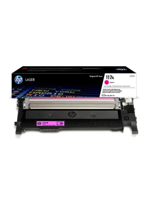 Картридж лазерный HP (W2073A) для HP Color Laser 150a/nw/178nw/fnw, №117A, пурпурный, оригинальный, ресурс 700 страниц