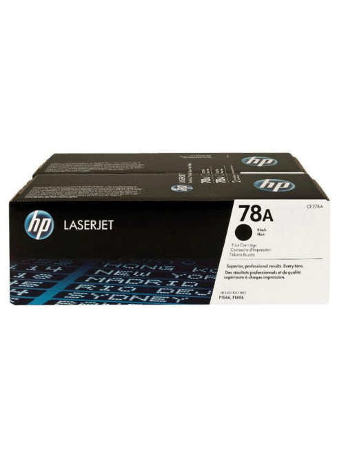 Картридж лазерный HP (CE278AF) LaserJet P1566/1606DN и др., №78А, КОМПЛЕКТ 2 шт., оригинальный, ресурс 2х2100 страниц