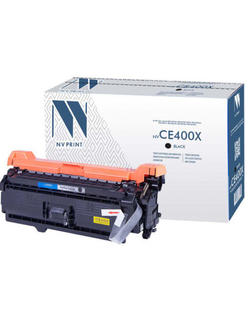 Картридж лазерный NV PRINT (NV-CE400X) для HP LaserJet Pro M570dn/M570dw, черный, ресурс 11000 стр.