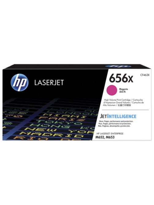 Картридж лазерный HP (CF463X) Color LJ M652dn/M653dn/M653x, №656X, пурпурный, ресурс 22000 стр., оригинальный