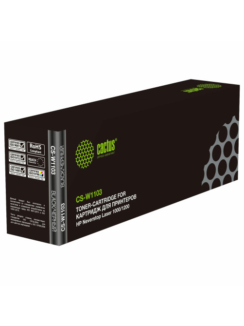 Заправочный комплект CACTUS (CS-W1103) для HP Neverstop Laser 1000/1200, ресурс 2500 страниц