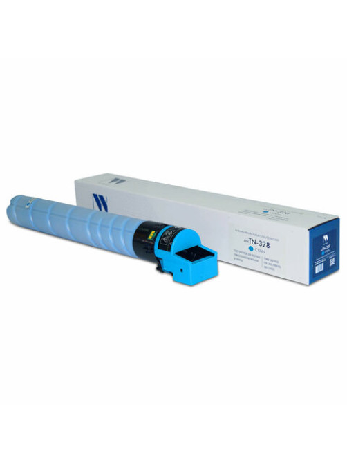 Тонер-картридж NV PRINT (NV-TN-328C) для Konica Minolta bizhub C360i/C250i/C300i голубой, ресурс 28000 страниц