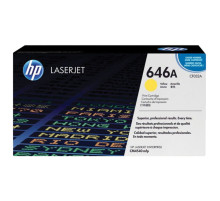 Картридж лазерный HP (CF032A) ColorLaserJet CM4540, №646A, желтый, оригинальный, ресурс 12 500 страниц