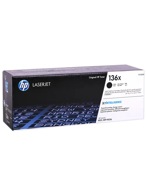 Картридж лазерный HP (W1360X) LaserJet M211dw/M236dw/M236sdn, №136X, ресурс 2600 стр., оригинальный