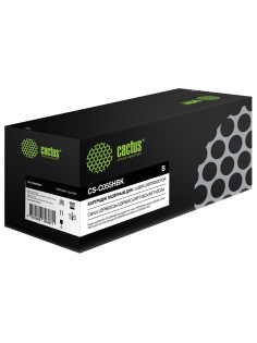 Картридж лазерный CACTUS (CS-C055HBK) для Canon LBP663Cdw/664Cx/MF746Cx/742Cd, черный, ресурс 7600 страниц