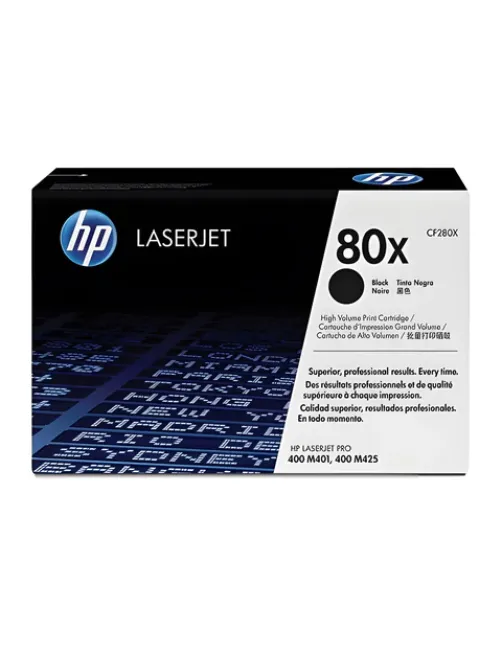 Картридж лазерный HP (CF280X) LaserJet Pro M401/M425, №80X, черный, оригинальный, ресурс 6900 страниц