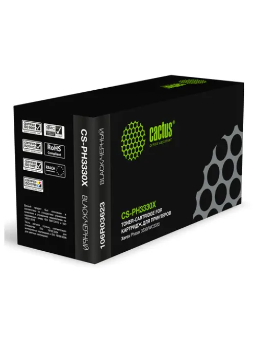 Картридж лазерный CACTUS (CS-PH3330X) для Xerox Phaser 3330/WC3335, ресурс 15000 страниц