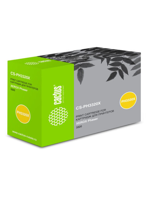 Картридж лазерный CACTUS (CS-PH3320X) для Xerox Phaser 3320, ресурс 11000 страниц