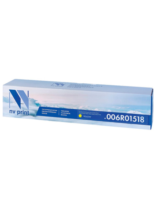 Тонер-картридж NV PRINT (NV-006R01518) для XEROX WorkCentre 7545/7556, желтый, ресурс 15000 стр.