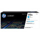 Картридж лазерный HP (W2121A) Color LaserJet M554/M555, №212A, голубой, оригинальный, ресурс 4500 страниц