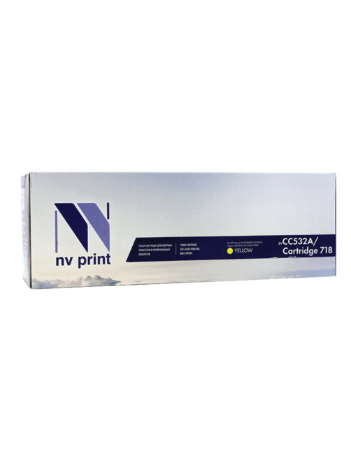 Картридж лазерный NV PRINT (NV-718Y) для CANON LBP7200Cdn/MF8330Cdn/8350Cdn, желтый, ресурс 2900 стр., NV-CC532A/718Y