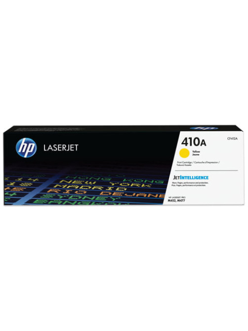 Картридж лазерный HP (CF412A) LaserJet Pro M477/M452, №410A, желтый, оригинальный, ресурс 2300 страниц