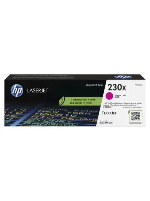 Картридж лазерный HP (W2303X) Color LaserJet Pro 4303/4203, № 230X, пурпурный, оригинальный, ресурс 5500 страниц