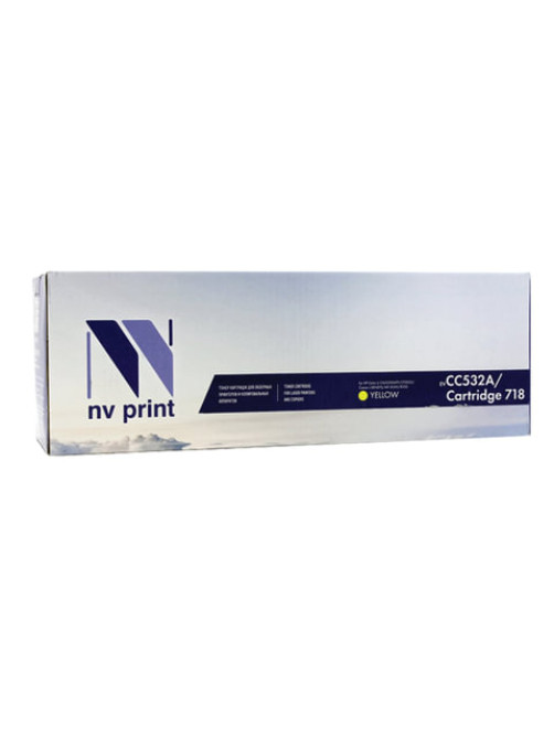 Картридж лазерный NV PRINT (NV-718Y) для CANON LBP7200Cdn/MF8330Cdn/8350Cdn, желтый, ресурс 2900 стр., NV-CC532A/718Y