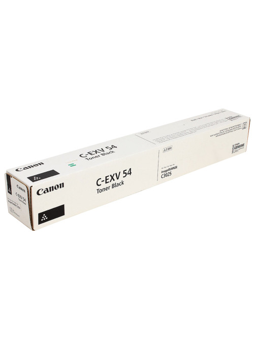 Тонер CANON (C-EXV54Bk) C3025i, черный, оригинальный, ресурс 15500 страниц, 1394C002