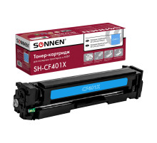 Картридж лазерный SONNEN (SH-CF401X) для HP LJ Pro M277/M252 ВЫСШЕЕ КАЧЕСТВО, голубой, 2300 страниц, 363943