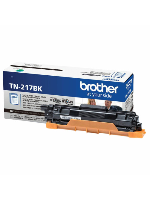 Картридж лазерный BROTHER (TN217BK) HLL3230CDW/DCPL3550CDW/MFCL3770CDW, черный, оригинальный, ресурс 3000 страниц