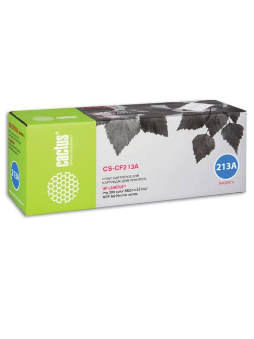 Картридж лазерный CACTUS (CS-CF213A) для HP LaserJet Pro 200 M276n/M276nw, пурпур, ресурс 1800 стр.