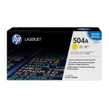 Картридж лазерный HP (CE252A) ColorLaserJet CP3525/CM3530, №504A, желтый, оригинальный, ресурс 7000 страниц