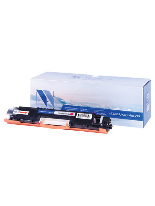 Картридж лазерный NV PRINT (NV-CE313A/729M) для HP M175nw/CP1025nw/CANON LBP7010C, пурпурный, ресурс 1000 страниц