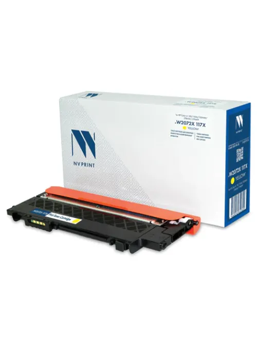 Картридж лазерный NV PRINT (NV-W2072X) для HP Color LJ 150a/150nw/178nw, желтый, ресурс 1500 страниц