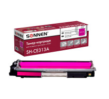 Картридж лазерный SONNEN (SH-CE313A) для HP CLJ CP1025 ВЫСШЕЕ КАЧЕСТВО, пурпурный, 1000 страниц, 363965