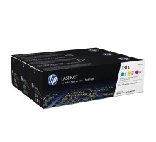 Картридж лазерный HP (U0SL1AM) LJ Pro200 colorM276/M251, №131A, оригинальный, КОМПЛЕКТ 3 цвета по 1800 страниц