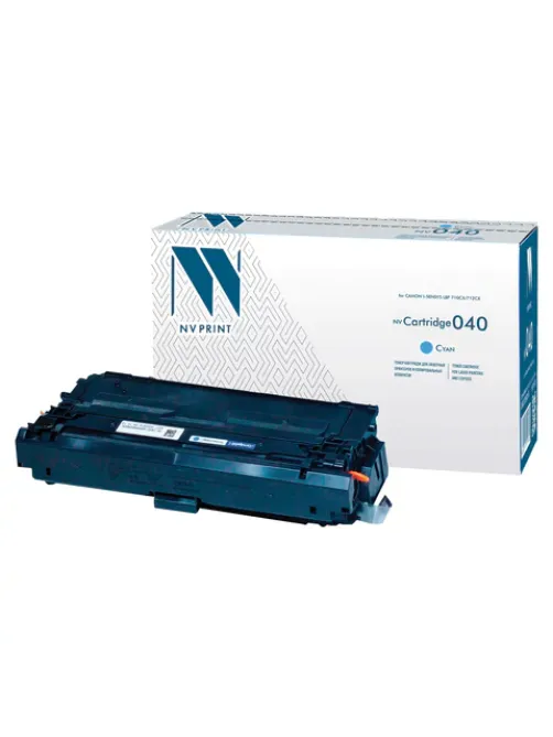 Картридж лазерный NV PRINT (NV-040C) для Canon i-SENSYS LBP 710Cx/712Cx, голубой, ресурс 5400 страниц