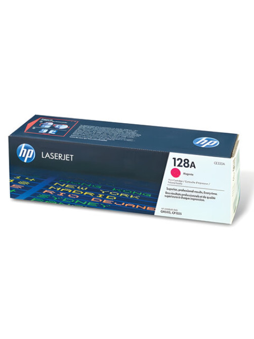 Картридж лазерный HP (CE323A) CLJ CM1415FN/FNW/CP1525N/NW, №128A, пурпурный, оригинальный, ресурс 1300 страниц