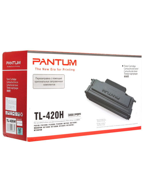 Тонер-картридж PANTUM (TL-420HP) P3010/P3300/M6700/M6800/M7100, ресурс 3000 стр., оригинальный