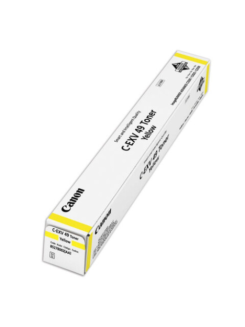 Тонер CANON (C-EXV49Y) для Canon IR C3320/C3320i/C3325i/C3330i/C3500, желтый, ресурс 19000 страниц, 8527B002