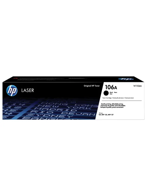 Картридж лазерный HP (W1106A) Laser 135a/135w/137fnw, №106A, оригинальный, ресурс 1000 страниц