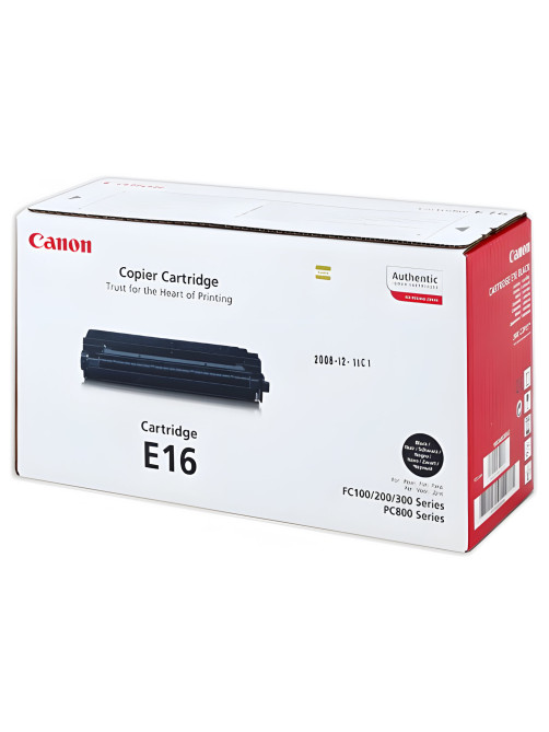Картридж лазерный CANON (E-16) FC-108/128/PC750/880, ресурс 2000 страниц, оригинальный, 1492A003