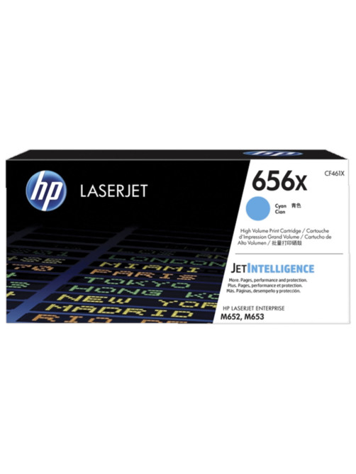 Картридж лазерный HP (CF461X) Color LJ M652dn/M653dn/M653x, №656X, голубой, ресурс 22000 стр, оригинальный