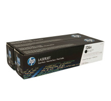 Картридж лазерный HP (CE310AD) CLJ CP1025/CP1025NW, №126A, КОМПЛЕКТ 2 шт., черный, оригинальный, ресурс 2х1200 страниц