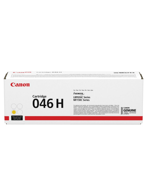 Картридж лазерный CANON (046HY) i-SENSYS LBP653Cdw/654Cx/MF732Cdw/734Cdw, желтый, ресурс 5000 страниц, оригинальный, 1251C002