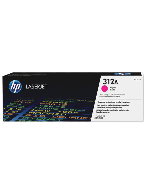 Картридж лазерный HP (CF383A) LaserJet M476dn/476dw/476nw, №312A, пурпурный, оригинальный, ресурс 2700 страниц