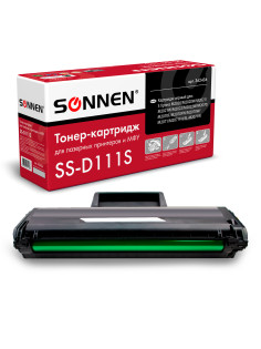 Картридж лазерный SONNEN (SS-D111S) для SAMSUNG M2020-2022/M2070/M2071, ВЫСШЕЕ КАЧЕСТВО, ресурс 1000 стр., 362436