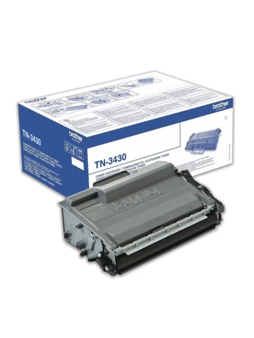 Картридж лазерный BROTHER (TN3430) HL-L5000D/5100DN/5200DW/6400DW\DCP-L6600, оригинальный, ресурс 3000 страниц