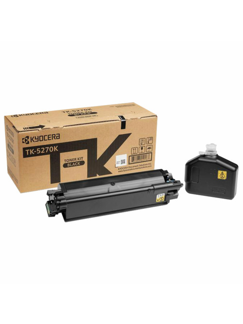 Тонер-картридж KYOCERA (TK-5270K) M6230cidn/M6630cidn/P6230cdn, черный, оригинальный, ресурс 8000 страниц, 1T02TV0NL0