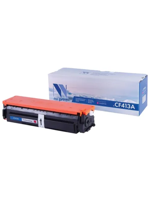 Картридж лазерный NV PRINT (NV-CF413A) для HP M377dw/M452nw/M477fdn/M477fdw, пурпурный, ресурс 2300 страниц