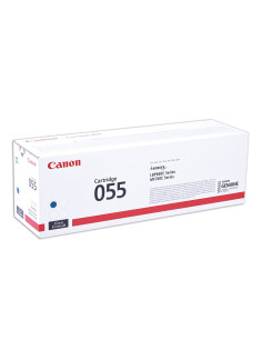 Картридж лазерный CANON (055C) для LBP663/664/MF742/744/746, голубой, оригинальный, ресурс 2100 страниц, 3015C002
